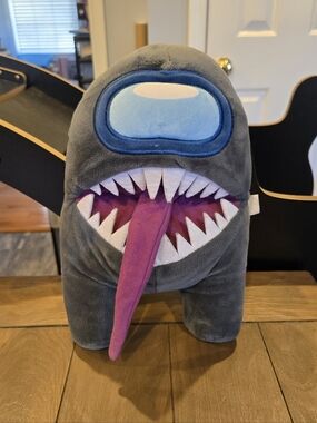 Gray Plush Among Us Imposter Monster